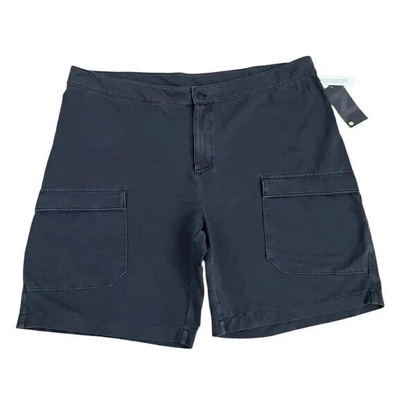 Zella Shorts Mens Black Comfort Workout Athleisure Zip Closure Organic SZ XL - Picture 1 of 12